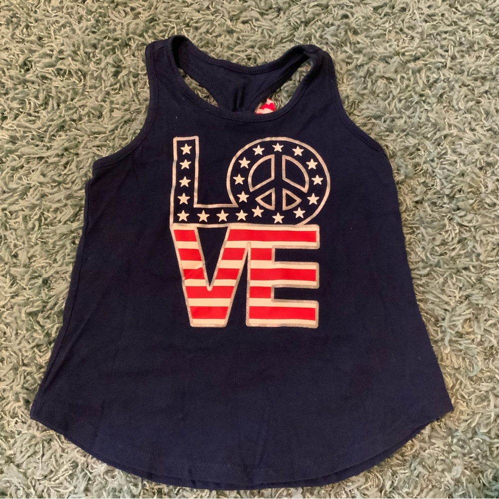 ❤️  ☮️  🇺🇸 Girl’s Tank Top / Racerback
